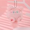 Pingente Popular de Pelúcia de Gato Fofo, Boneca Macia e Adorável Acessório para Chaveiro de Mochila, Pequeno Ornamento para Pendurar Atacado