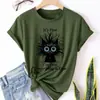 Camiseta casual de manga corta para mujer azul claro de AliExpress transfronterizo - "Está bien, estoy bien, todo está bien