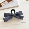 Pinza para el pelo coreana accesorios para el pelo para mujer sentido de alta gama simple Pinza de pinza de lazo de mezclilla pinza para el pelo de la parte posterior de la cabeza tocado al por mayor