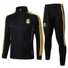 2526 Versão Retrô da Jaqueta do Uniforme de Apresentação do Real Madrid Uniforme de Futebol Manga Longa Traje Adulto do Real Madrid Uniforme de Apresentação de Jersey Outono e Inverno