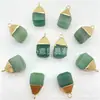 Pingente de Cristal Colorido Natural Constelação Doze Signos Acessórios para Colar DIY Pequeno Presente