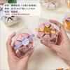 Latas de Plástico, Cajas Redondas para Galletas, Cajas para Snacks, Recipientes Sellados para Galletas, Cajas para Hornear, Cajas de Abrazo, Cajas de Regalo, Cajas Vacías