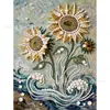 Kit de Material DIY para Pintura com Pérolas, Pintura Decorativa para Hall de Entrada, Estudo e Sala de Estar, Criativo Feito à Mão com Toque de Luxo