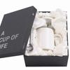 Taza Cerámica Internacional Simple Taza de Té para Oficina Taza de Café Leche Taza para Eventos de Negocios Regalo de Vacaciones