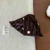 Novo Clipe de Tubarão Triângulo de Concha de Veludo Outono e Inverno Clipe de Presilha Elegante de Celebridade da Internet Versátil para a Parte de Trás da Cabeça para Mulheres