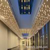 Fabricantes de Foshan Fornecem Teto de Alumínio Perfurado Luminoso de Design Criativo para Lobby de Escritório com Luzes LED