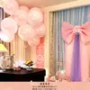 Set de Decoración de Atmósfera para Habitación de Boda Rosa 2025 para el Dormitorio de la Novia con Personaje Doble Felicidad Kt, Flores Artificiales y Lazos