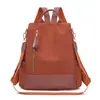 Otoño 2026 Nueva Llegada Estilo Coreano Tendencia de Moda Versátil Mochila de Temperamento Simple Color Sólido Gran Capacidad Bolso de Hombro Simple/Doble
