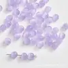 8mm Contas de Vidro Olho de Gato Escovado Pequenas Contas Espaçadoras Contas de Vidro Contas Soltas Material para Pulseira Colar Artesanal DIY Acessórios de Vestuário