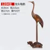Adornos de Tortuga y Grulla de Cobre Cabeza de Dragón Chino Tortuga y Grulla Adornos Creativos para Decoración del Hogar Regalos de Cumpleaños