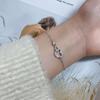 Nova Pulseira Transfronteiriça para Mulheres, Pulseira Criativa Simples Nó de Amor, Presente de Feriado Estilo Europeu e Americano da Moda, Joia de Mão