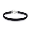 Cadena de clavícula con correa para el cuello sexy negra, cadena para el cuello de cisne negro, anillo para el cuello, joyería de moda de personalidad callejera para mujer, venta al por mayor transfronteriza