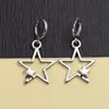 Pendientes Espiral Remolino Estrella Punk Milenio Pendientes con Encanto Geniales para Mujeres Hombres Gótico Y2K Rock Exquisitos