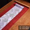 Tapete de Chá Brocado Novo Chinês Impermeável Tecido para Mesa de Chá Caminho de Mesa Zen Luxo Leve Jacquard Sofisticado Tapete de Chá Longo Toalha de Mesa para Chá