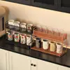 Organizador de tazas de doble capa y botella de agua, estante para tazas de té, estante de almacenamiento para juegos de té, bandeja de drenaje, portavasos de escritorio para el hogar