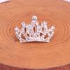 Versión coreana de corona de diamantes de imitación medianos para niñas, festival de baile, espectáculo de princesa, corona de cumpleaños, peine, venta al por mayor