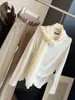 Camiseta de moda coreana de lunares irregulares de manga larga para mujer, nueva camiseta básica de corte ajustado para principios de otoño con bufanda