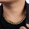 Cadena Cubana Hippo Curva 3 de Moda Callejera Europea y Americana de 13 mm:3 Fabricantes de Accesorios de Hip-Hop de Moda para Hombre en Stock