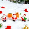 Adornos Transfronterizos de Resina de Nuevo Diseño de Papá Noel, Reno, Trineo, Árbol de Navidad, Micro Paisaje, Accesorios DIY, Fuente de Suministro