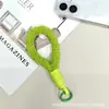 Cordón de Felpa Colorido para Teléfono de Otoño e Invierno, Llavero de Muñeca Corto a la Moda, Correa Anticaída para Botellas de Agua y Accesorios de Bolsa