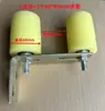 Roda guia de portão, polia de roda para porta de correr, roda de grampo, material de nylon, roda de posicionamento push-pull, roda anti-balanço