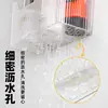 Caja de Almacenamiento para Toallas Faciales Desechadas para Montar en la Pared sin Taladrar, Adecuada para Uso en el Baño, para Toallas Suaves de Algodón y Pañuelos Faciales
