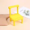 Taburete Pequeño Soporte para Teléfono Mini Silla de Escritorio Desmontable Adorno Base Linda para Teléfono Soporte para Teléfono de Silla Pequeña