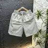 Verano Modernos Holgados Delgados Lisos Rectos Secado Rápido Casual Pantalones Cortos Hombre Moda Americana Versátil Simple Pantalones de Cinco Puntos