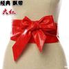 Fajas para Mujer Accesorios Vestido Cinturón Ancho Lazo Cinta Larga Moda Cuero Cinturón de Mujer Venta al Mayoreo de Fábrica