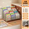 Estantería de libros ilustrados para niños, estantería de escritorio multicapa, estante de almacenamiento de libros de pie para el hogar, bebés y guarderías, un imprescindible para organizar libros