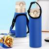 Funda Protectora Universal para Tazas de Vidrio, Botella de Agua Aislada con Correa para Llevar, Anticaídas, Resistente al Calor, Aislante, Cruzada, Portátil