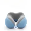 Almohada en forma de U almohada para el cuello almohada de viaje para avión protección del cuello almohada portátil para dormir en coche soporte para el cuello portátil almohada cervical en forma de U