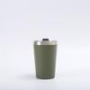 Amazon Transfronterizo Simple Taza Termo Mark de Leche 12 oz Doble Pared Aislante Acero Inoxidable 304 Taza de Regalo para Café