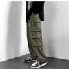 Pantalones Cargo Estilo Americano para Hombre de AliExpress para Primavera y Otoño, Ajuste Holgado Casual, Estilo Funcional, Deportivos Modernos Versátiles de Pierna Recta