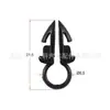 Adecuado para Soporte Universal Automotriz Soporte de Arnés de Tubería de Aceite Clip de Varilla de Soporte Clip de Abrazadera de Varilla de Soporte del Motor