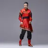 Ropa de Performance de Danza Mongol Minoría Masculina Performance Prueba de Arte Estudiantil Moderno Danza de Palillos Danza de Xizang Ropa para Adultos