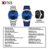 Nuevo Reloj de Hombre Transfronterizo Oufani, Simple de Tres Manecillas con Calendario para Negocios, Reloj de Cuarzo de Aspecto Elegante para Mujer con Patrón de Sol