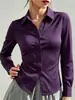 Comércio Exterior Transfronteiriço Camisa Feminina de Manga Longa Novo Estilo Temperamento Top de Verão Estilo Fino Nova Roupa Feminina Roupa Formal Feminina Mulheres