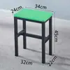 Banqueta Quadrada Simples, Banqueta Espessa para Oficina de Fábrica, Cadeira para Treinamento de Trabalho, Banqueta de Estudante, Banqueta Colorida para Jantar, Cadeira Doméstica para Adultos