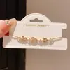 Pulsera de Oro Real de 18K Electrochapado Estilo Lujo Ligero Circonia Redonda Pulsera Simple de Moda Joyería de Mano Versátil Personalizada para Mujeres