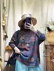 Suéter de Punto de Moda con Cara Sonriente de Girasol para Reducir la Edad 2026 Primavera Nuevo Suéter Pulóver Casual Holgado Versátil Adelgazante para Mujer