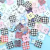 Nueva Serie de Trébol de Cuatro Hojas Botón Accesorios de Resina Material de Pegamento Cremoso DIY Pulsera Superior Decoración de Sombrero Pantalones