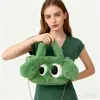 Bolsa de Peluche Cachorro de Ojos Grandes Bolso de Mano Peludo Estudiante Nuevo 2025 Niña Linda Bolso de Hombro Cruzado