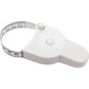 Regla de medición de tres circunferencias para autoprueba doméstica, regla de cintura para fitness, escala de doble cara, resistente al desgaste, de alta precisión, con reciclaje automático, regla suave