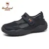 Western Camel Versão Coreana Novos Tênis Dad de Velcro para Mulheres 2026 Verão Casuais para Estudantes Malha Respirável Calçados Simples