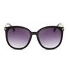 Nuevas gafas de sol de moda 2024 para mujer, gafas de sol de lujo con montura metálica y protección UV de estilo europeo y americano.