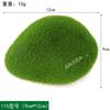 Pedra Musgo Simulada Bola de Flocagem Delicada Layout de Micro Paisagem Pedra Musgo de Janela Decoração de Posicionamento para Bonsai