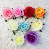 Cabeza de rosa de simulación de 9 cm de diámetro, cabeza de rosa de bricolaje, flor de boda, arreglo floral de pared, bola de onda, flor falsa, guía de camino, flor