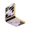 Nueva funda para teléfono con pantalla plegable para Samsung Galaxy Z Flip5, todo incluido, resistente a caídas, ligera, de lujo, de marca de moda, carcasa de vidrio