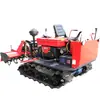 Tractor agrícola multifuncional oruga cultivadora arado y surcado tractor de oruga rotocultivador